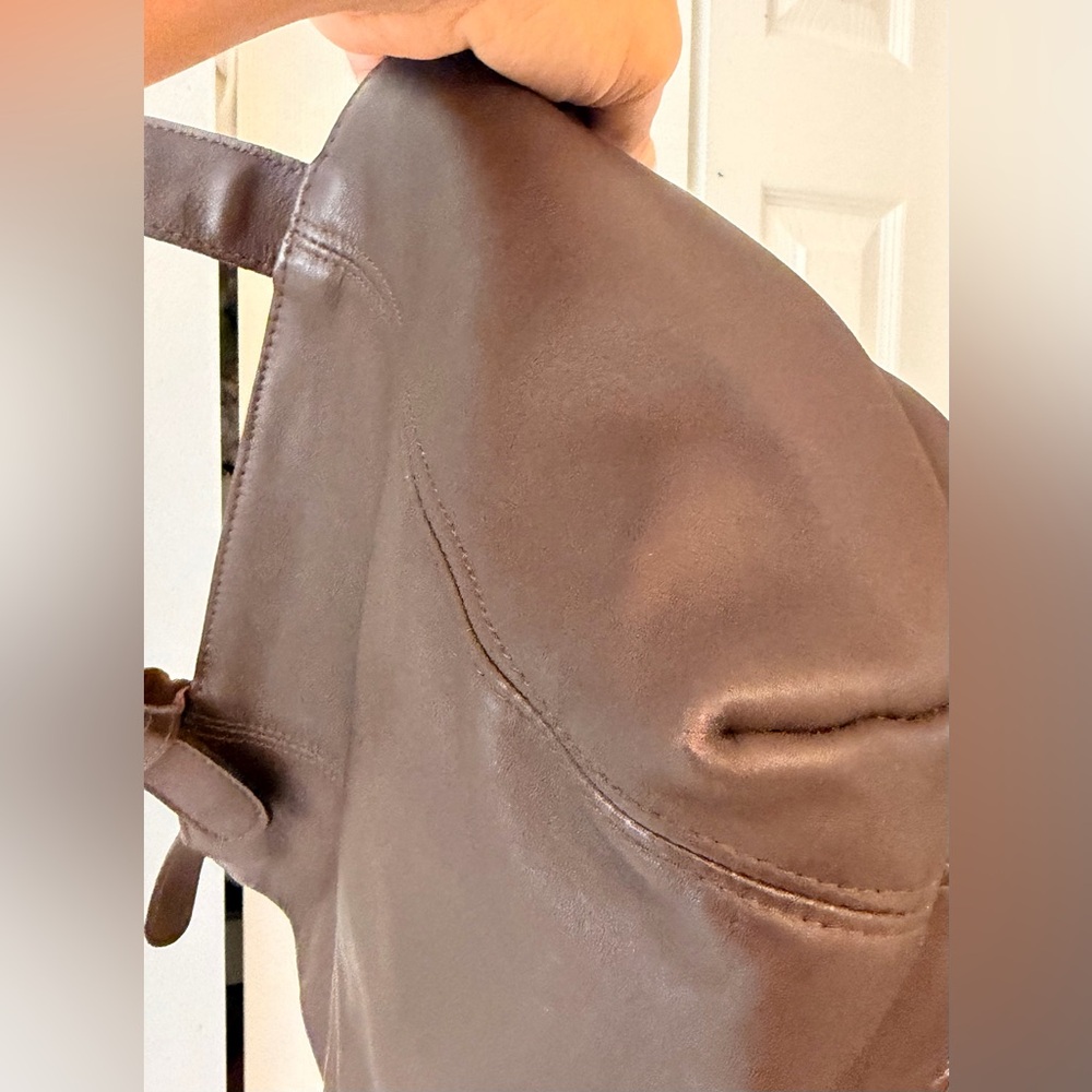 Coach Waverly Brown Leather Tote Bag - Picture 14 of 15